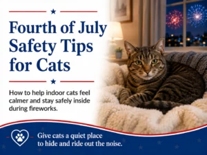 Fourth of July Pet Safety Series, Part 3: How to Keep Cats Calm During Fireworks